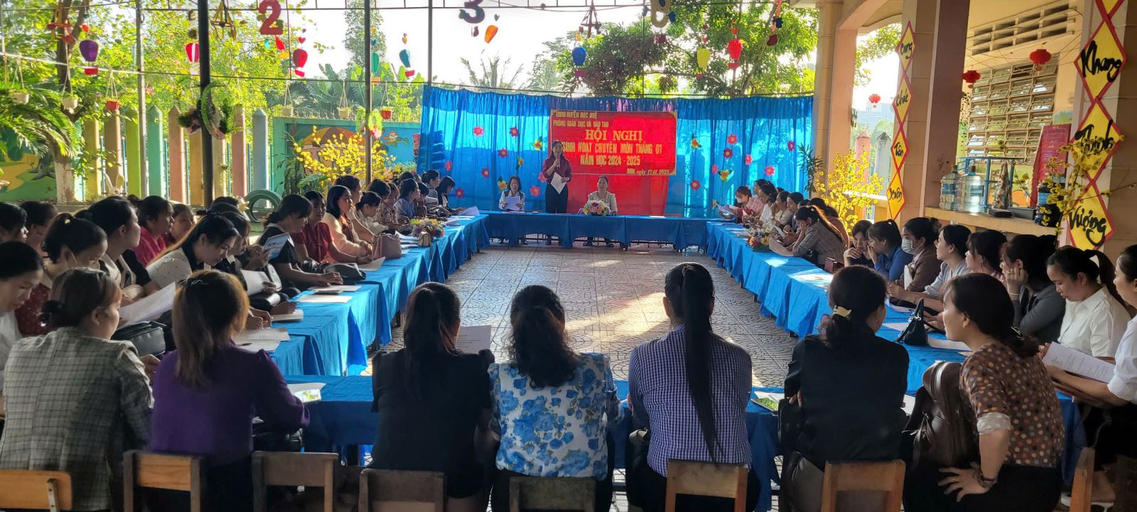 PHÒNG GIÁO DỤC TỔ CHỨC SINH HOẠT CHUYÊN MÔN TẠI ĐƠN VỊ TRƯỜNG TRƯỜNG MẦM NON BÌNH MINH THÁNG 01/2025